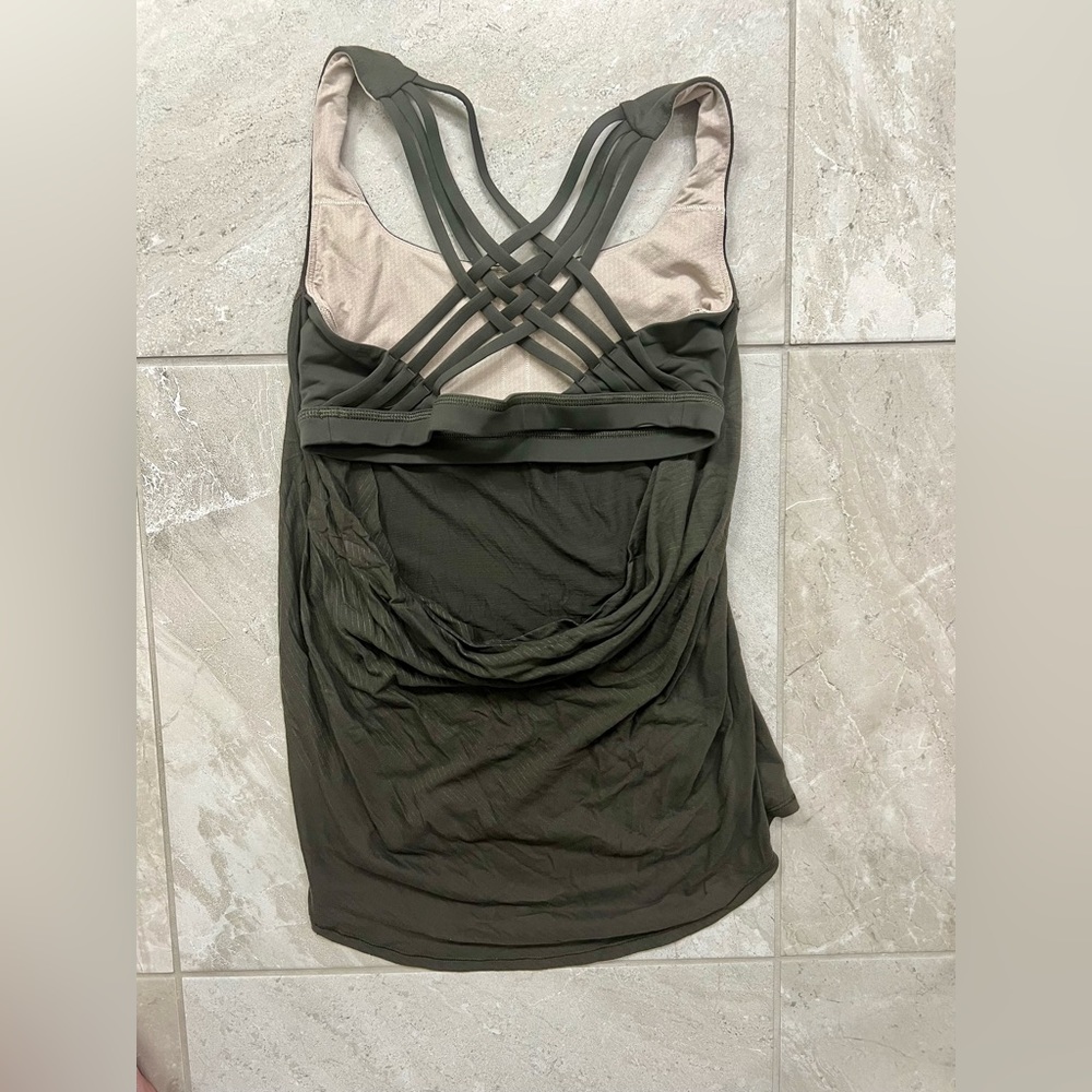 Lululemon Vintage strappy drop back tank